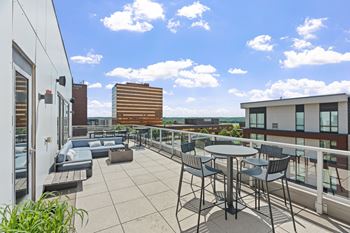 Sky lounge with rooftop deck